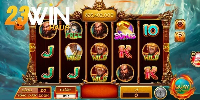 Slot Tây Du Ký – Bí Kíp Chơi Đảm Bảo Chiến Thắng Tại 23Win 2 Giao diện đẹp mắt game slot Tây Du Ký